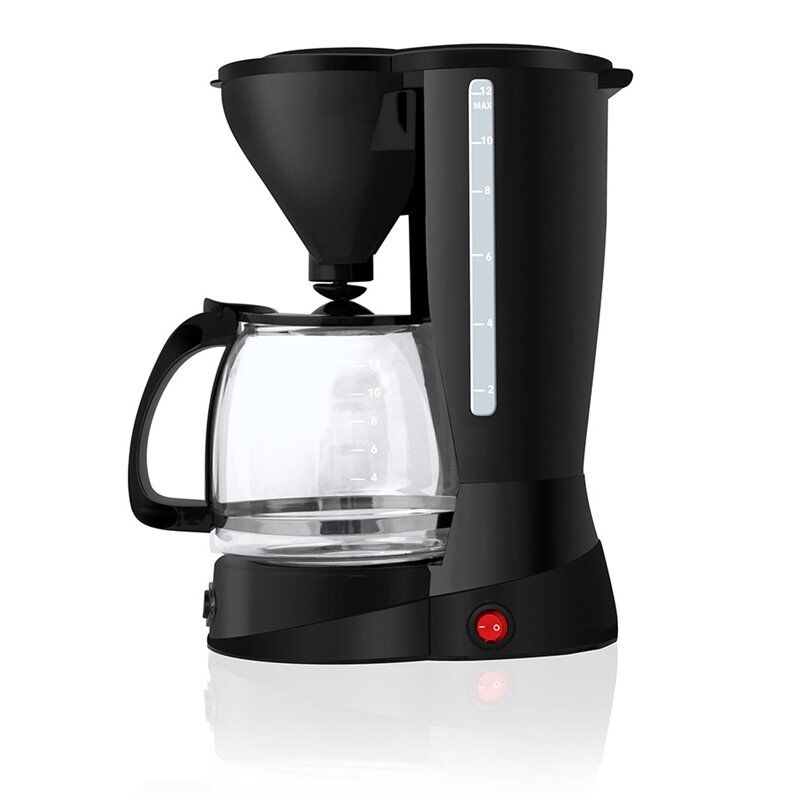 Sytech Cafetera De Goteo Con Jarra 1,5l Negra  Sy-Dc16