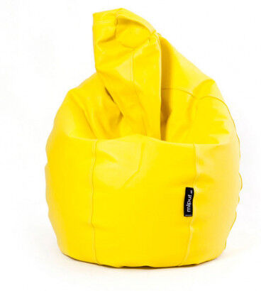 Puff Pera Super M - Polipiel Amarillo Puff Pera Super M - Polipiel Amarillo