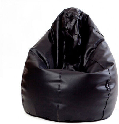 Puf Pera XL -Polipiel Negro Puf Pera XL -Polipiel Negro