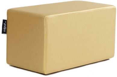 Puff Rectangular Cube 75x40 - Polipiel Dorado Puff Rectangular Cube 75x40 - Polipiel Dorado