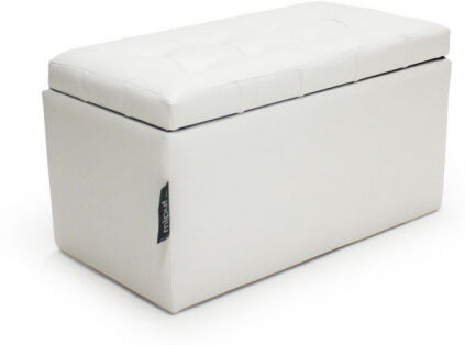 Puff Arcón 75x40x40 Polipiel Blanco Puff Arcón 75x40x40 Polipiel Blanco