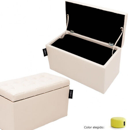 Puff Arcón 75x40x40 Polipiel Verde Puff Arcón 75x40x40 Polipiel Verde