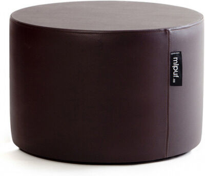 Mesa Puff Tubular 60x40 Polipiel Chocolate Mesa Puff Tubular 60x40 Polipiel Chocolate