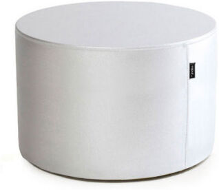 Mesa Puff Tubular 60x40 Polipiel Plata Mesa Puff Tubular 60x40 Polipiel Plata