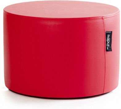 Mesa Puff Tubular 60x40 Polipiel Rojo Mesa Puff Tubular 60x40 Polipiel Rojo