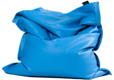 Big Puff Gigante - Polipiel Azul Turquesa Big Puff Gigante - Polipiel Azul Turquesa