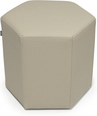 Puf Hex Tejido - Náutico Crema Puf Hex Tejido - Náutico Crema