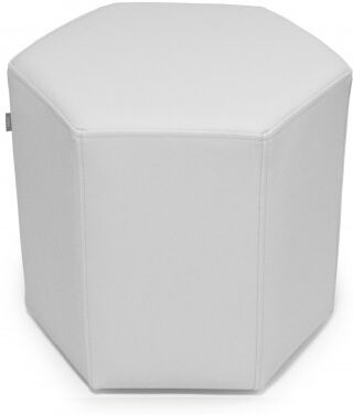 Puf Hex Tejido - Náutico Blanco Puf Hex Tejido - Náutico Blanco