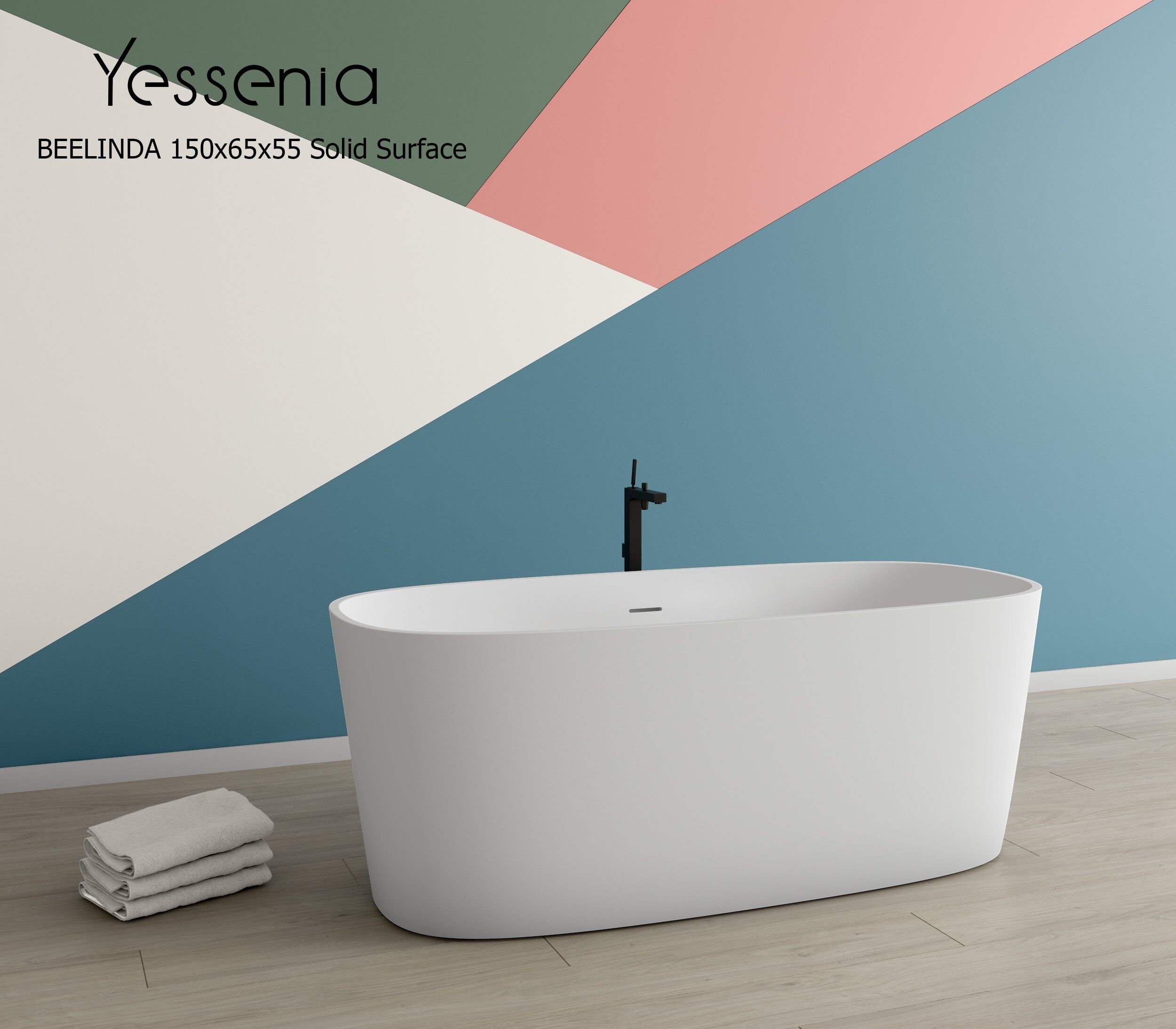 Bañera Exenta BELINDA Solid Surface (150 x 65cm)