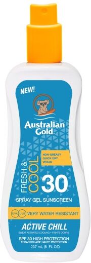 Australian Gold SPF30 Spray Gel Active Chill - 237ml