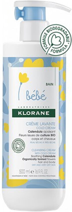 Klorane Bebé Crema Limpiadora 500ml