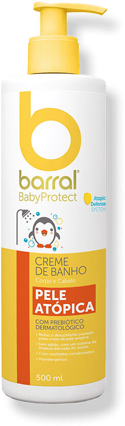 Barral BabyProtect Crema de Baño Pieles Atópicas 500ml