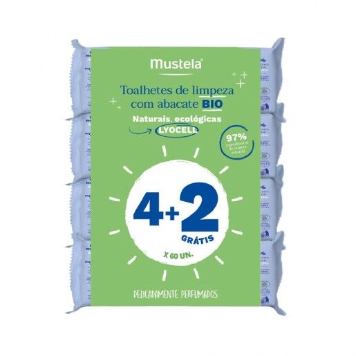 Mustela Toallitas Limpieza 6x60 Unidades