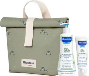 Mustela Bebé Gel Lavante 500ml + Hydra Bebé 40ml + Fiambrera Térmica Verde