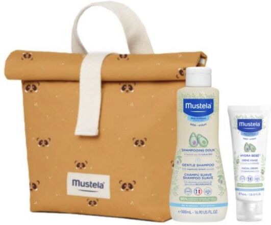 Mustela Bebé Champú 500ml + Hydra Bebé 40ml + Fiambrera Térmica Amarilla