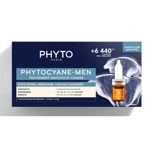 Phyto Phytocyane Caída Severa Hombre 3,5ml x 12 Ampollas