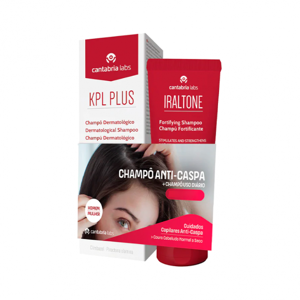 KPL Plus Champú Dermatológico Anticaspa 200ml + Iraltone Champú 200ml