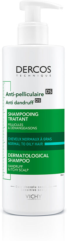 Dercos Champú Anticaspa Cabello Graso 390ml