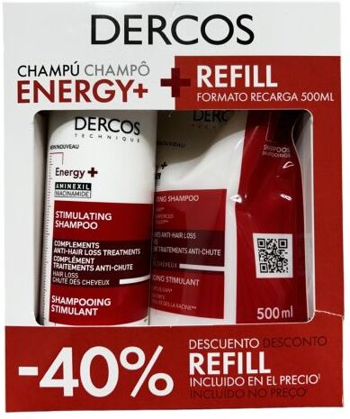 Vichy DERCOS CHAMPÚ ESTIMULANTE + RECAMBIO