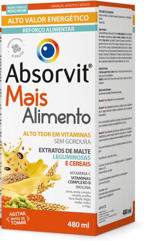 Absorvit Mais Alimento Suspensão - 480ml