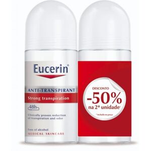 Eucerin Antitranspirante Roll On 48h 2x50ml