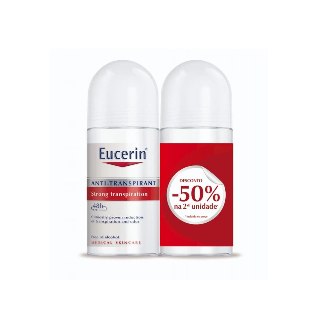 Eucerin Antitranspirante Roll On 48h 2x50ml