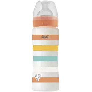 Chicco Biberón Bienestar Flujo Medio Naranja 330ml