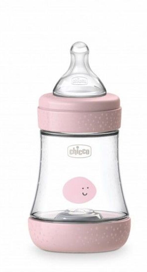 Chicco Biberón Perfect5 Rosa Flujo Normal 0m + 150ml