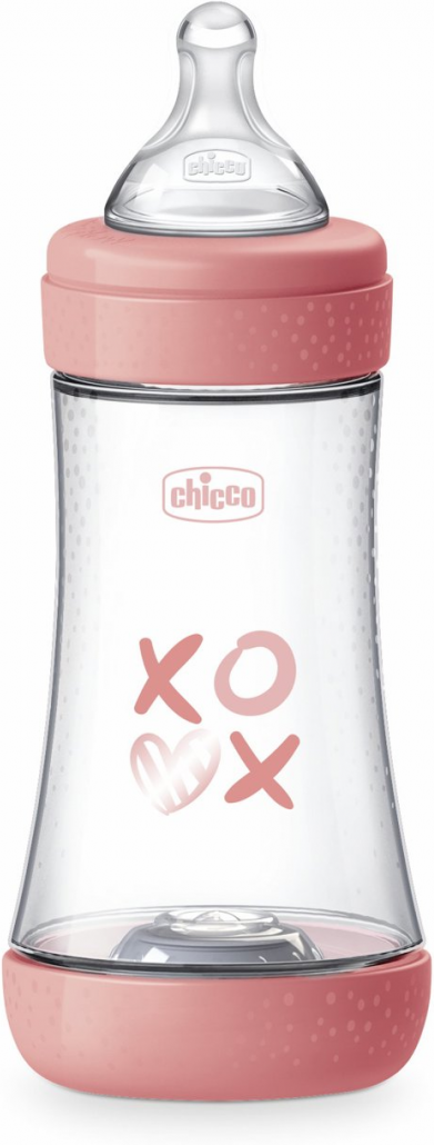 Chicco Perfect 5 Rosa Botella Flujo Medio 240 ml