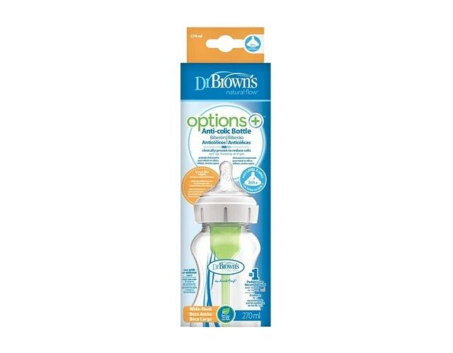 Dr Brown''s Botella Opciones Boca Ancha 270ml