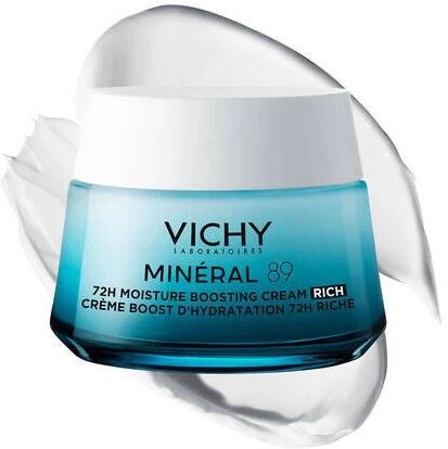 Vichy Minéral 89 Boost Hidratação Textura Rica 50ml