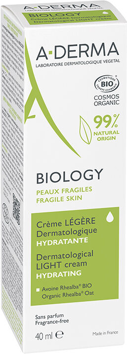 A-Derma Biology Crema Ligera Hidratante 40ml