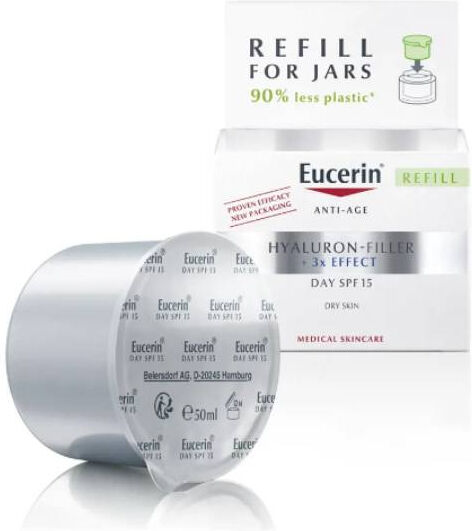 Eucerin Hyaluron-Filler 3x Efecto Crema de Día Recambio SPF15 50ml