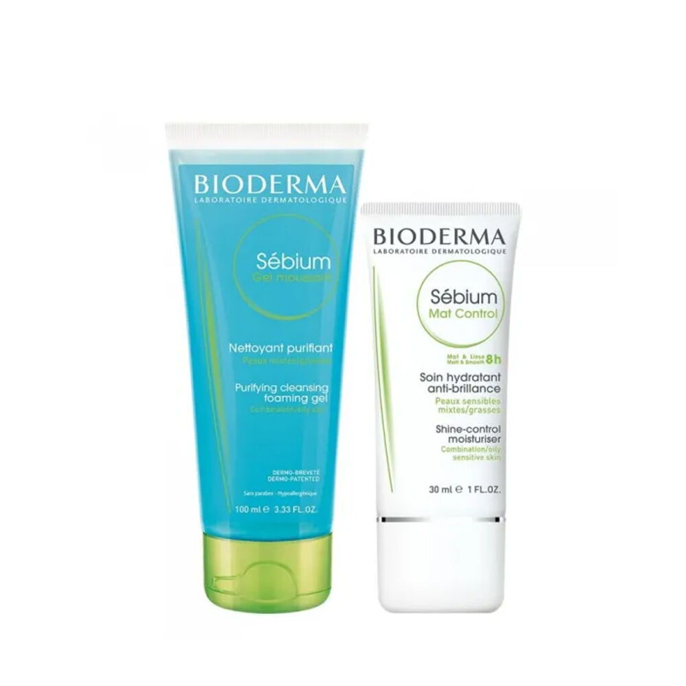 Bioderma Sébium Pack Creme MAT 30ml + Gel Moussant 100ml