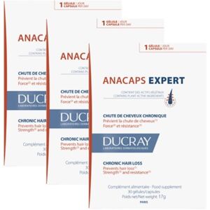 Ducray Anacaps Expert Trío 3x30 Cápsulas