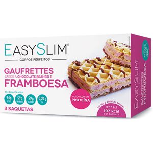 Gaufrettes Easyslim Chocolate Blanco Frambuesa x3