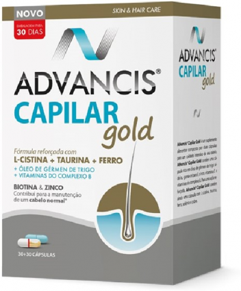 Advancis Capilar Gold 30+30 Cápsulas