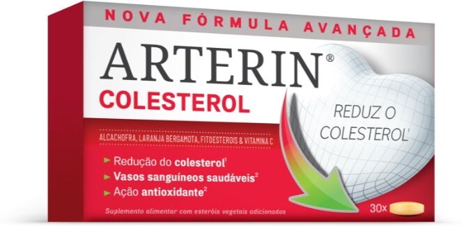 Pastillas de colesterol de arterina