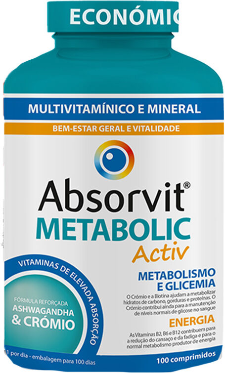 Absorvit Metabolic Activ 100 Pastillas