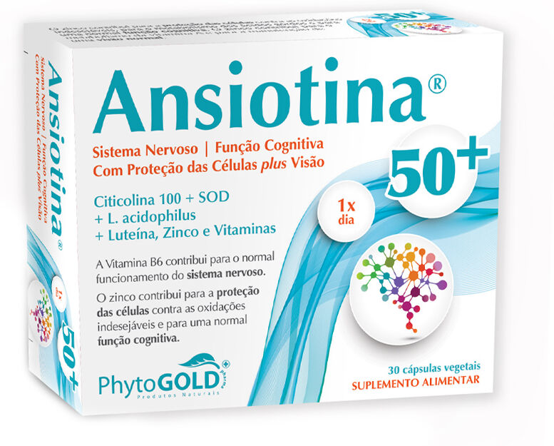 PhytoGOLD Ansiotina 50+ 30 Cápsulas