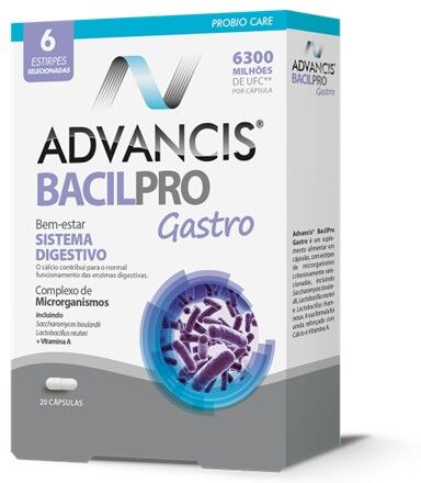 Advancis Bacilpro Gastro 20 Cápsulas