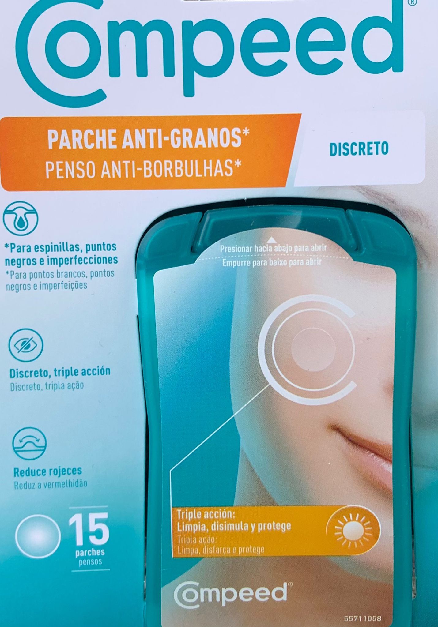 Parche Compeed Discreto Espinillas X15