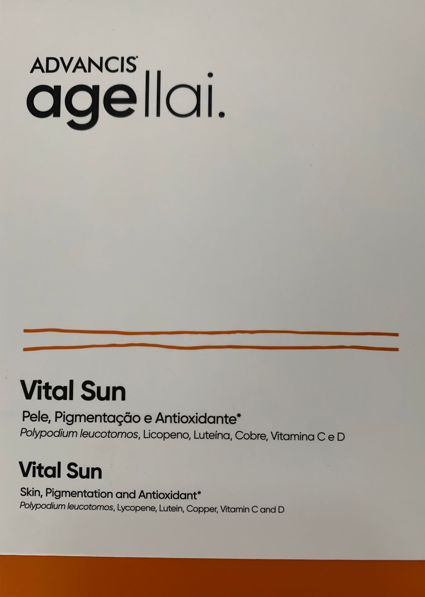 Advancis Agellai Vital Sun 30 caps.