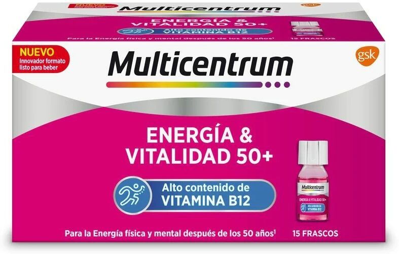 Centrum Energía y Vitalidad 50+ 15 viales