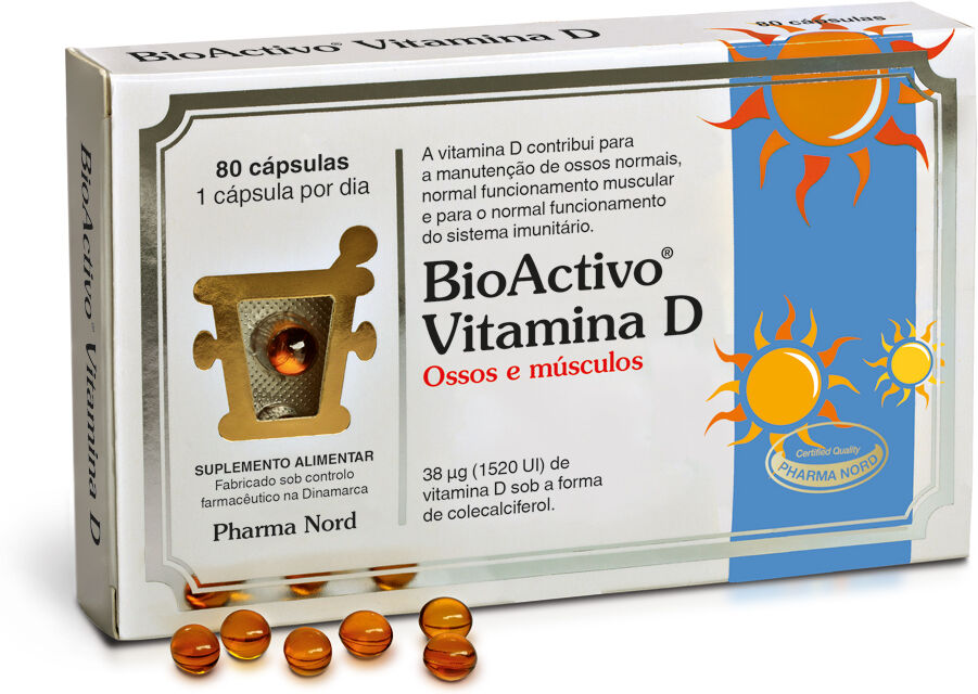 Vitamina D Bioactiva 80 Cápsulas