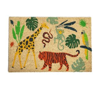 Felpudo coco safari multicolor 40 x60 cm