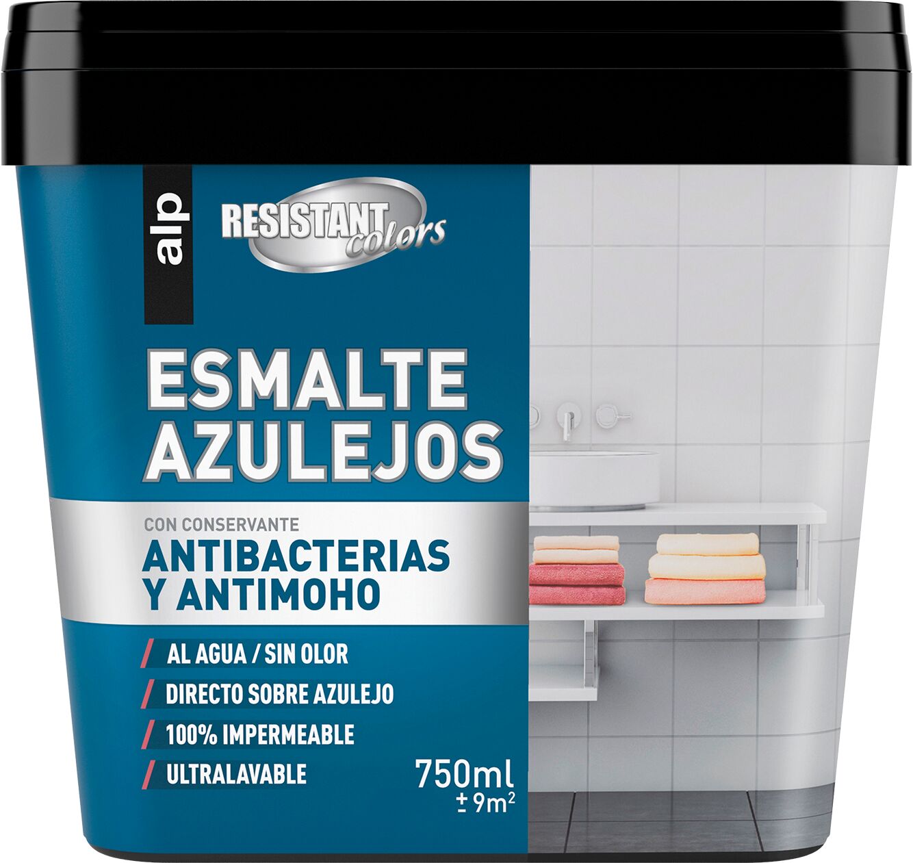 Esmalte para azulejos alp blanco brillante 0,75 l