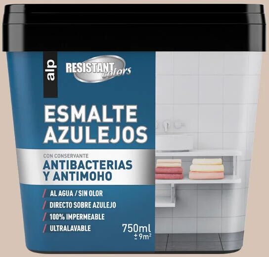 Esmalte para azulejos satinado alp 750ml café con leche