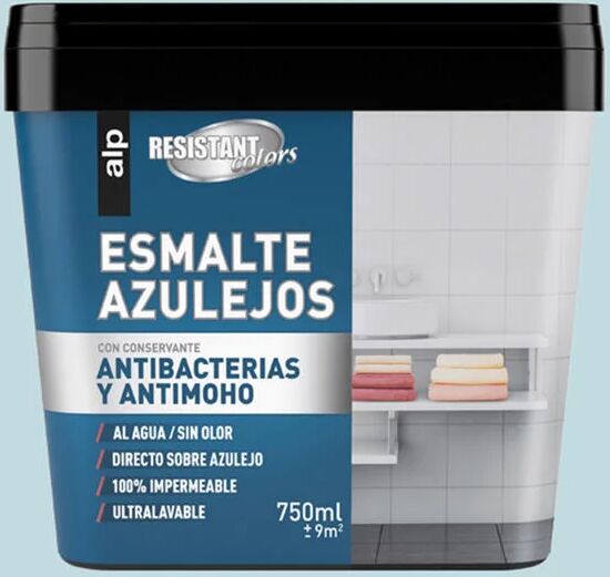 Esmalte para azulejos alp verde brillante 0,75 l