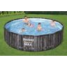 Piscina redonda de pvc bestway steel pro max de 427x107 cm